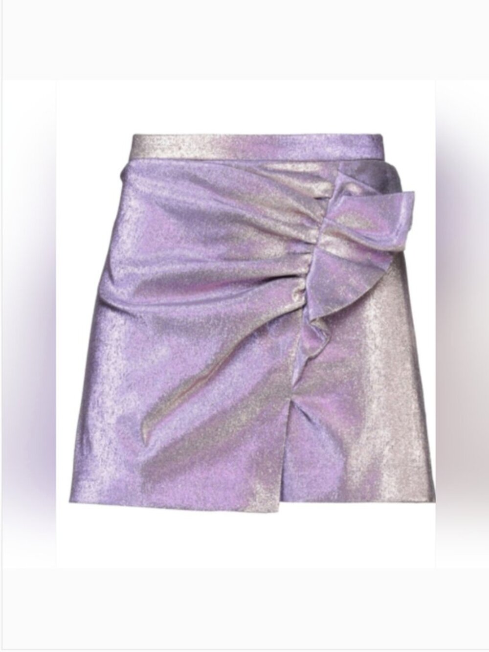 Boutique Moschino Metallic ruffled Skort Shorts size 6